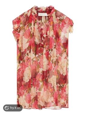 Zimmermann Wonderland Frilled Tank
